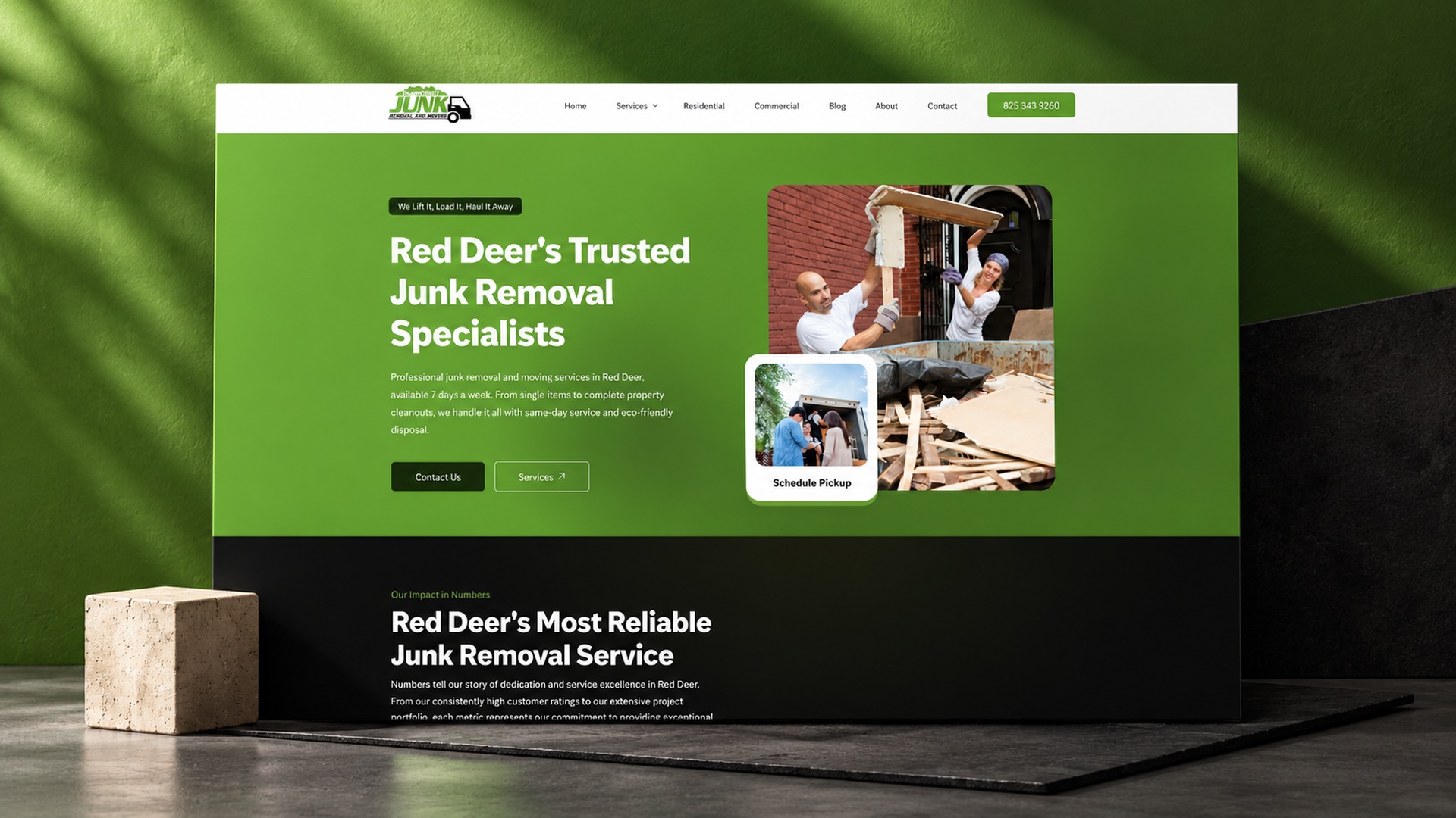Dumpstreet — art-directed project mockup